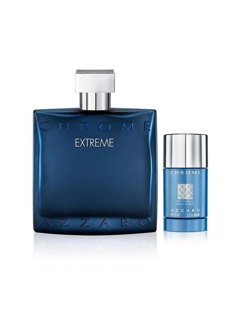 Azzaro Chrome Extreme EDP Deodorant Travel Set | My Perfume Shop Australia