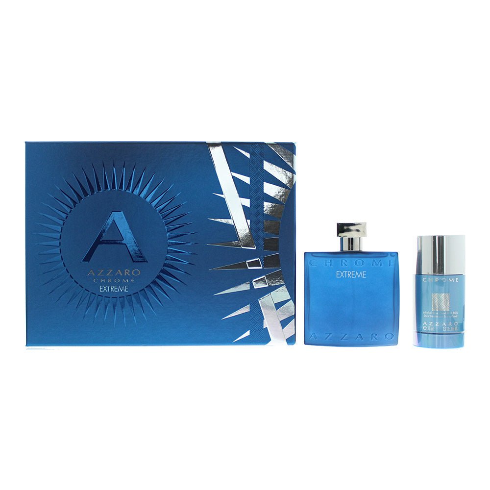 Azzaro Chrome Extreme EDP Deodorant Travel Set | My Perfume Shop Australia