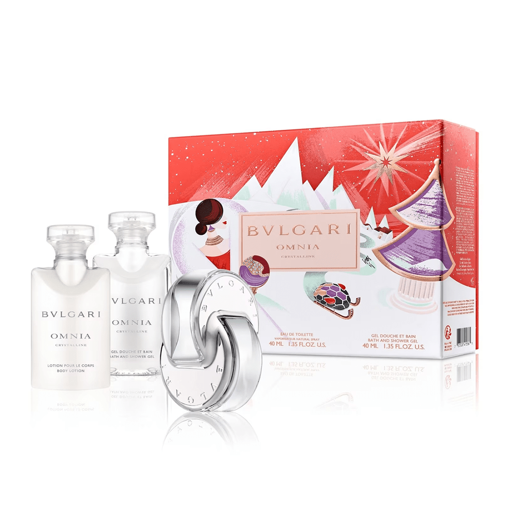 Bvlgari Omnia Crystalline EDT Body Lotion & Shower Set | My Perfume Shop Australia