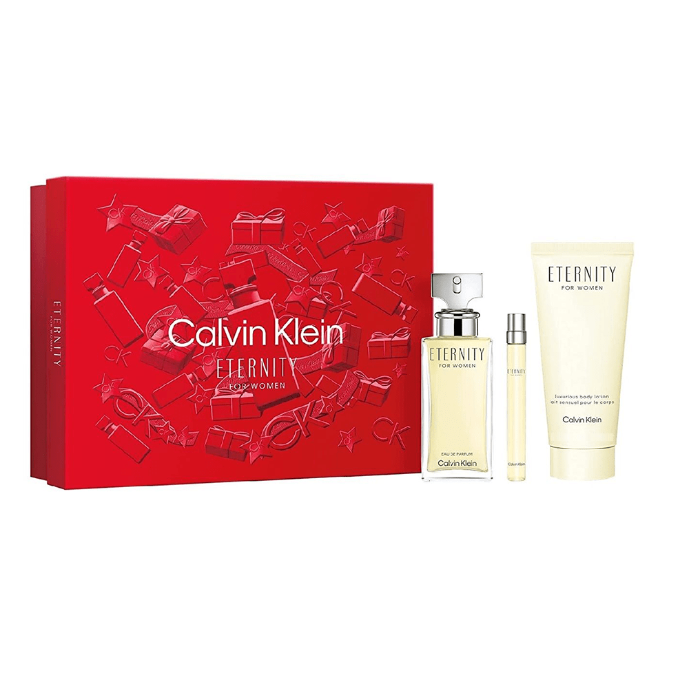Calvin Klein Eternity EDP Body Lotion & Travel Set For Women | My Perfume Shop Australia