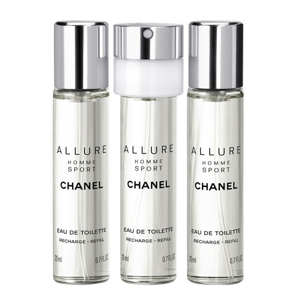 Chanel Allure Homme Sport EDT Refillable Travel Set | My Perfume Shop Australia
