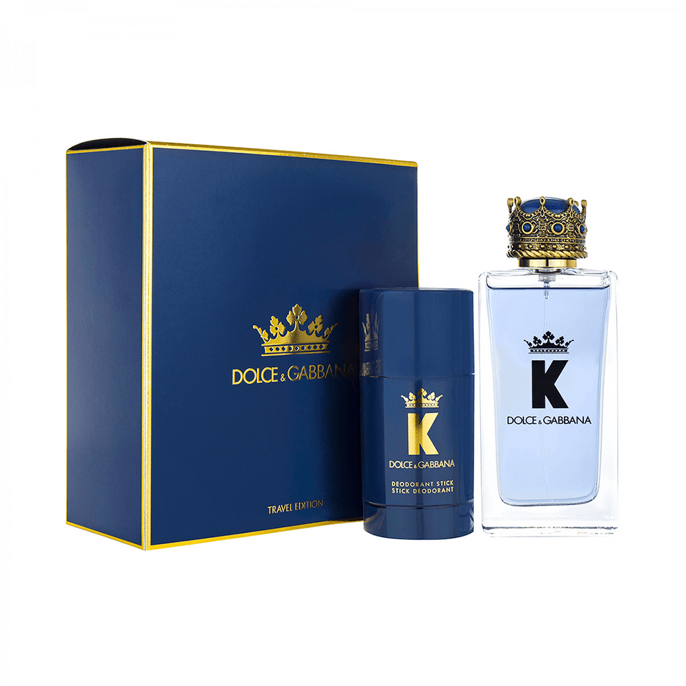 Light Blue Perfume Gift Set for Men with Body Cream and Travel Spray main image 0