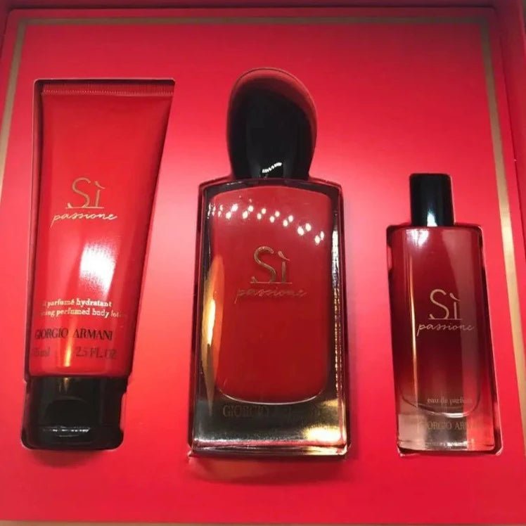 Shop Giorgio Armani Si Passione EDP Body Lotion Set Online in