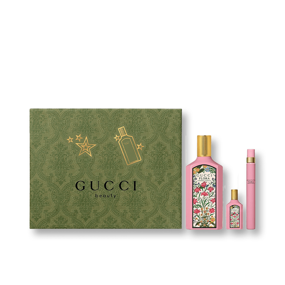 Gucci Flora Gorgeous Gardenia EDP Trio Set | My Perfume Shop Australia
