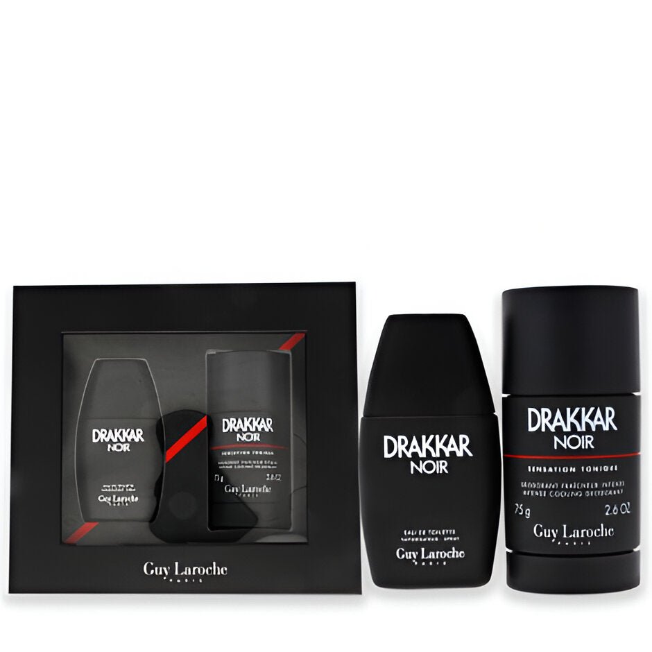 Guy Laroche Drakkar Noir EDT Deodorant Stick Travel Set | My Perfume Shop Australia