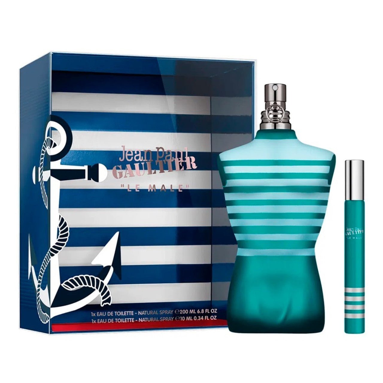 Jean Paul Gaultier "Le Male" EDT Navy Travel Set | My Perfume Shop Australia