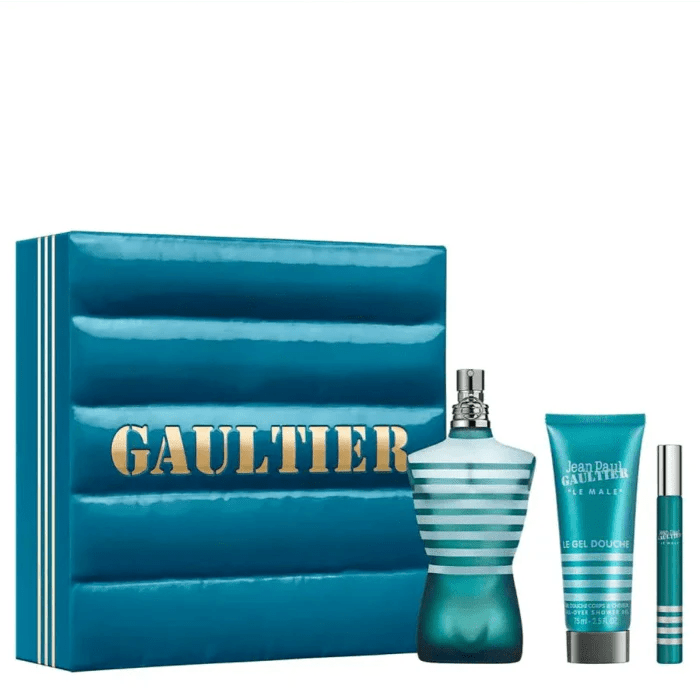 Jean Paul Gaultier Le Male EDT Shower Gel Travel Set | My Perfume Shop Australia