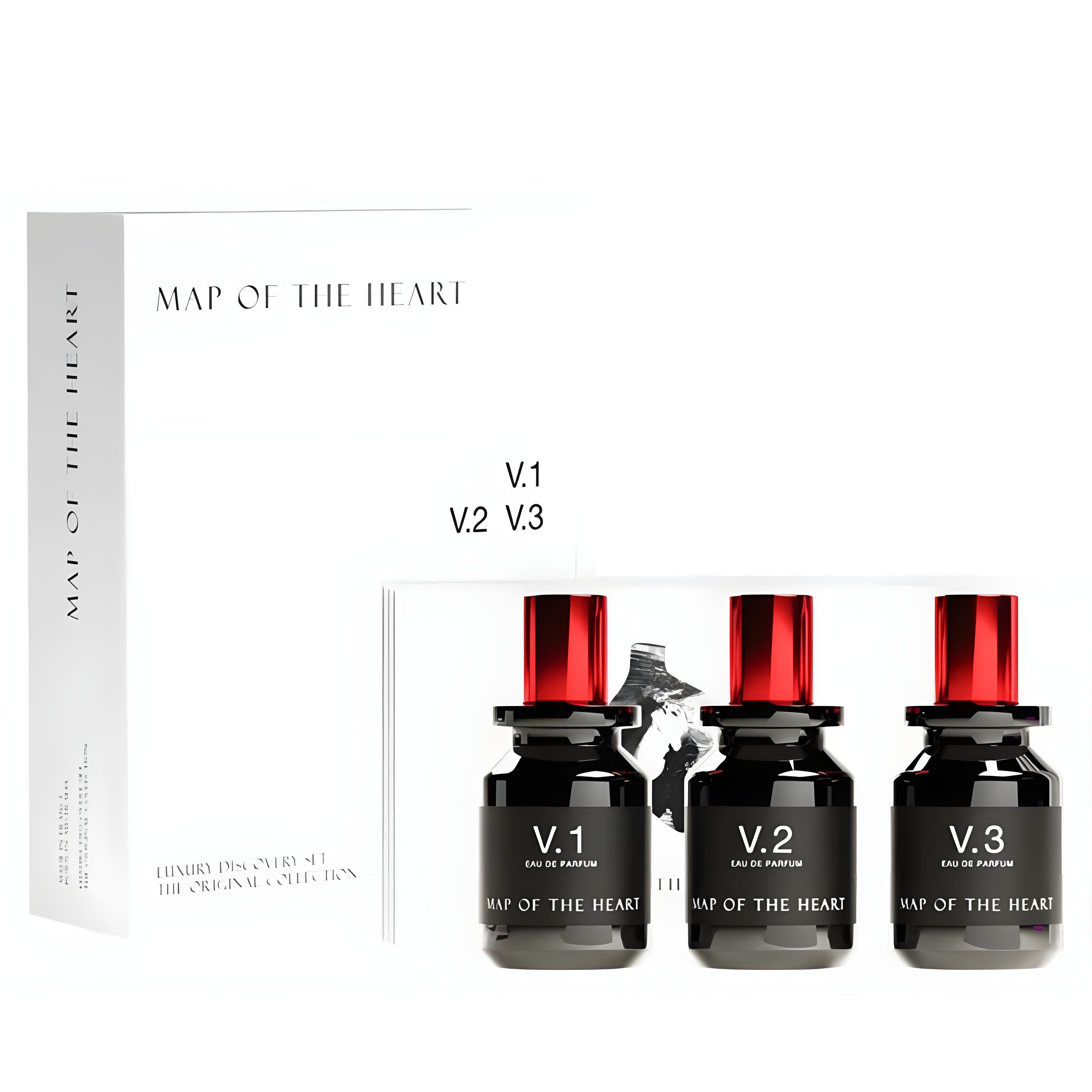Map of the Heart Trilogy of Scents Luxury Discovery EDP Collection | My Perfume Shop Australia