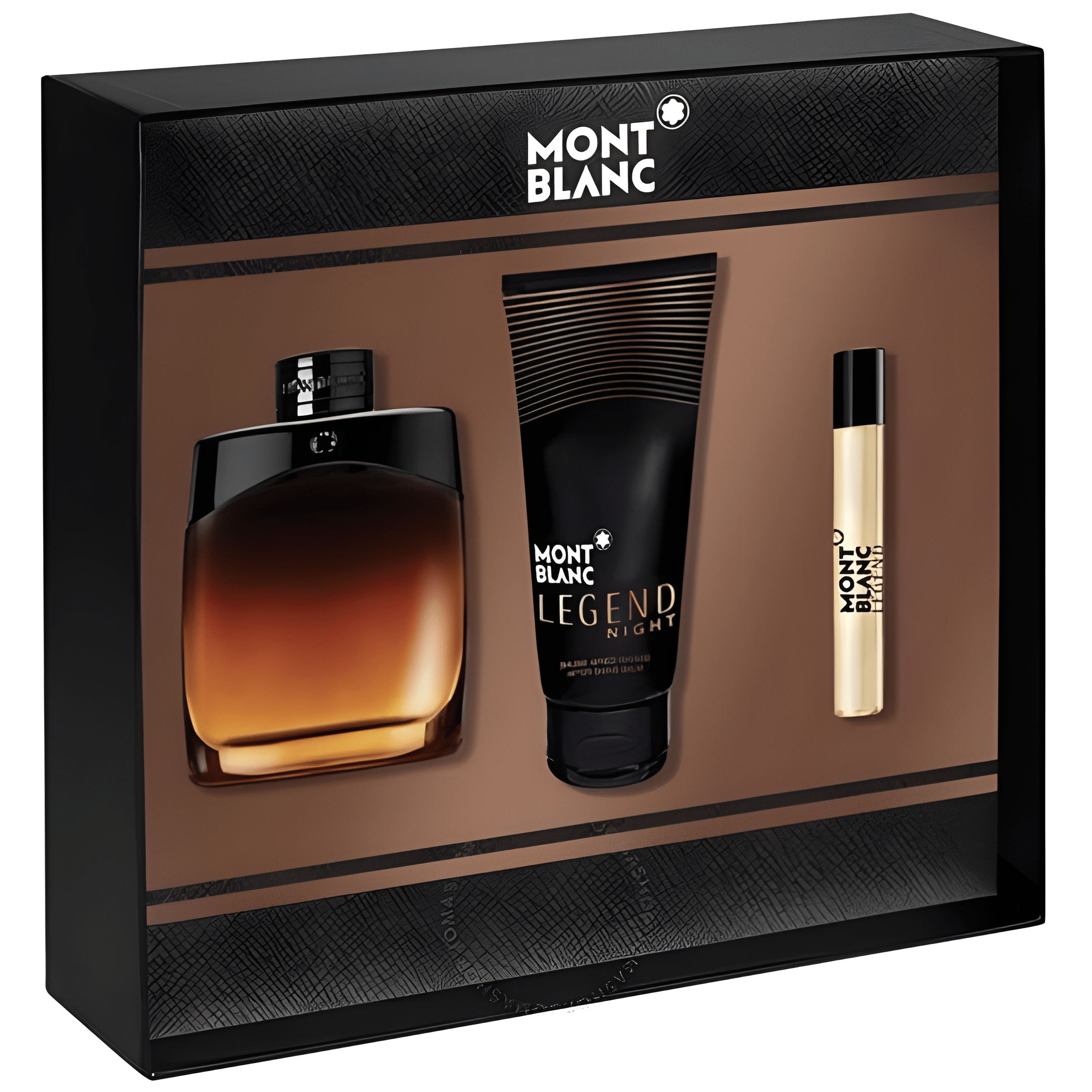 Mont Blanc Legend Night EDP After Shave Balm Travel Set | My Perfume Shop Australia