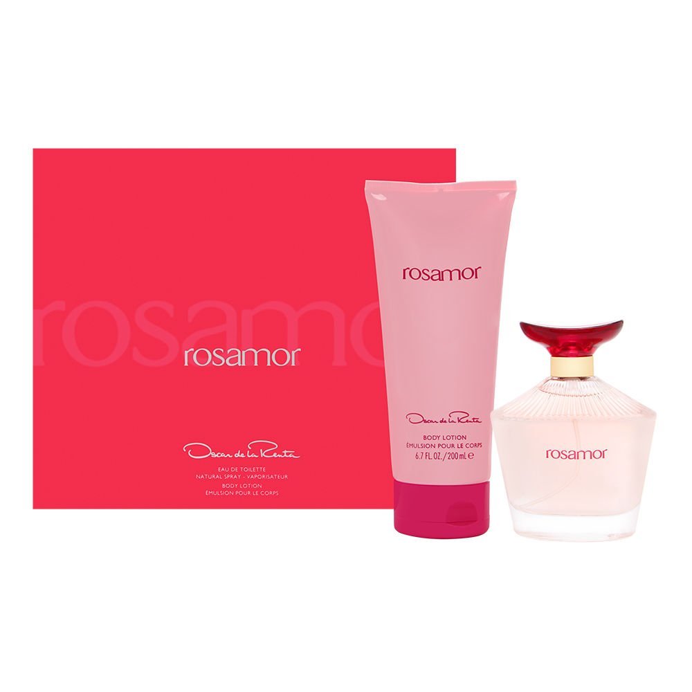 Oscar De La Renta Rosamor EDT Body Lotion Set | My Perfume Shop Australia
