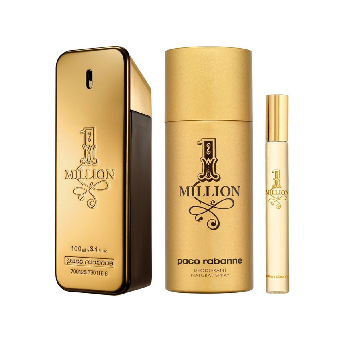 Paco Rabanne 1 Million 3-Piece Gift Set For Men - My Perfume Shop Australia
