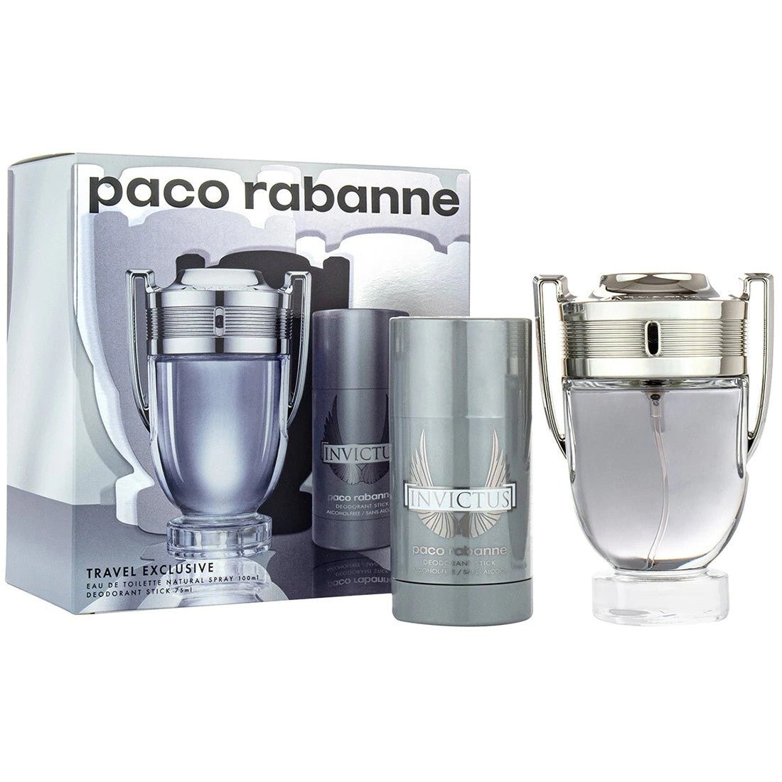 Paco Rabanne Invictus EDT Deodorant Travel Set | My Perfume Shop Australia