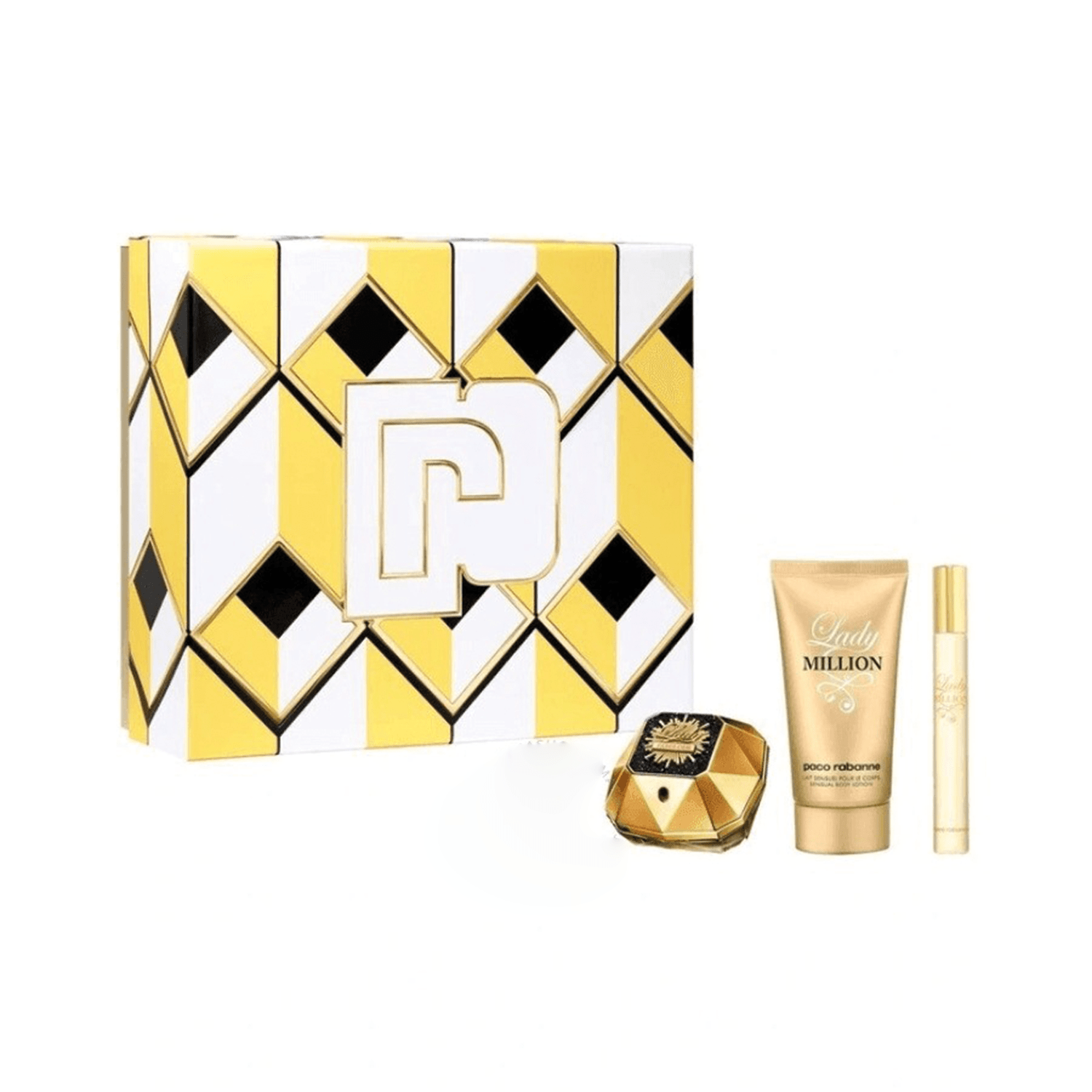 Paco Rabanne Lady Million Fabulous Intense Fragrance & Body Lotion Set | My Perfume Shop Australia