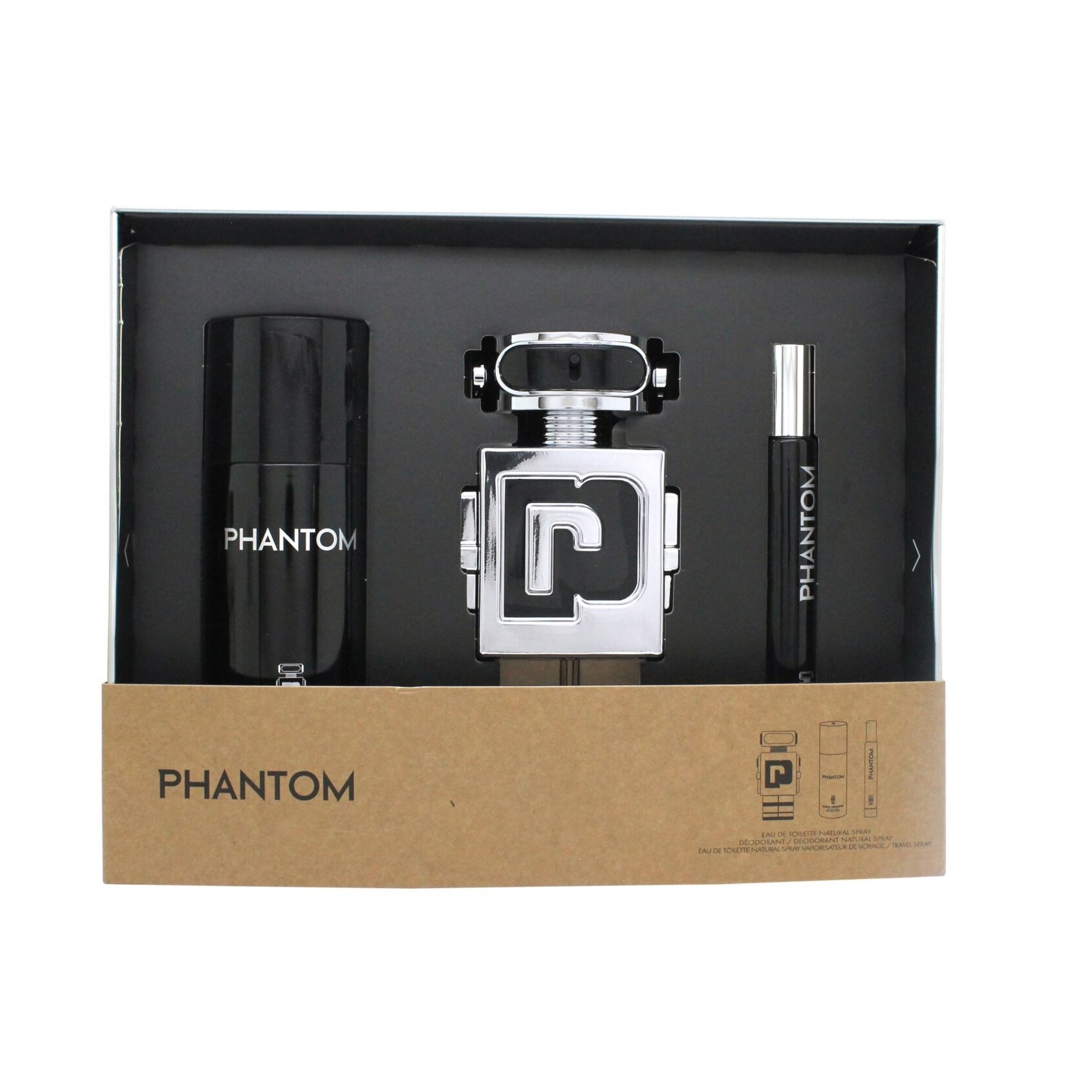 Paco Rabanne Phantom EDT Deodorant Travel Set | My Perfume Shop Australia
