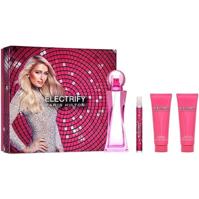 Paris Hilton Electrify Fragrance & Body Essentials Set | My Perfume Shop Australia