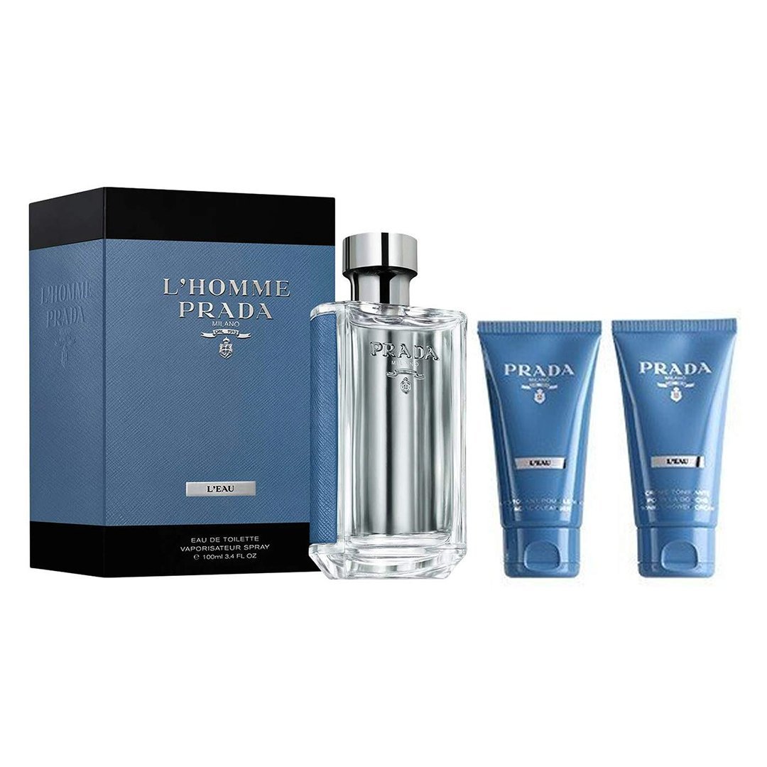 Prada L'Homme L'Eau EDT Gift Set - My Perfume Shop Australia