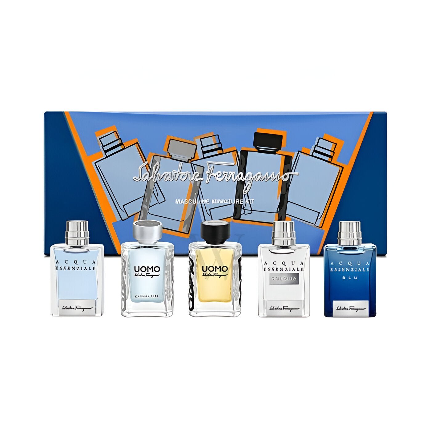 Salvatore Ferragamo Men's Essential Miniature EDT Collection | My Perfume Shop Australia