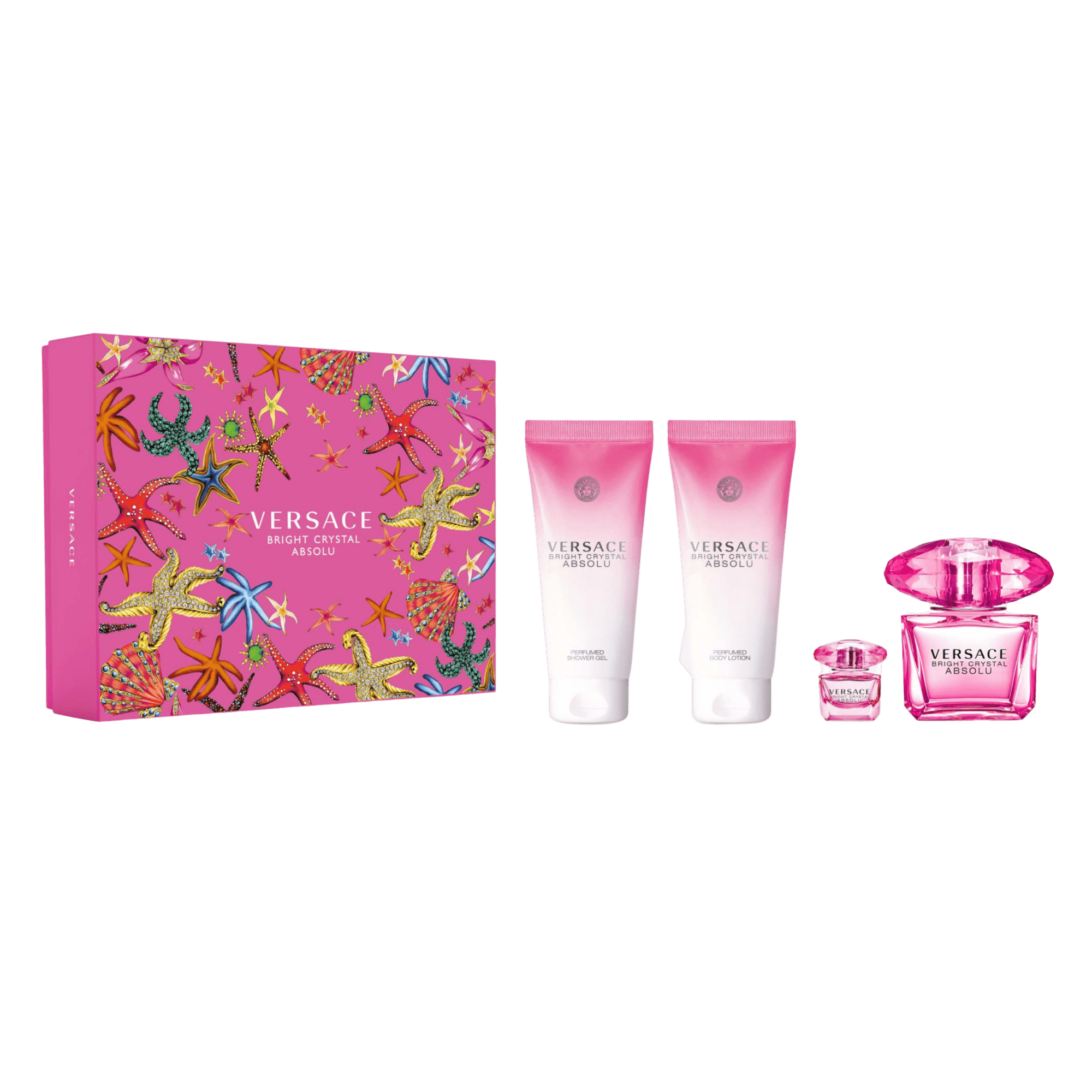 Versace Bright Crystal Absolu EDP Shower & Travel Set | My Perfume Shop